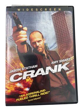 Crank DVD Jason Statham Amy Smart Widescreen Action Thriller Film Lionsgate
